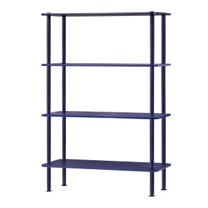 noo.ma Teidi 4-laags open boekenkast 80x35x127 cm, Blueberry Pie noo.ma Teidi 4-laags open boekenkast 80x35x127 cm, Blueberry Pie