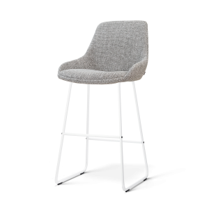 Nolon Nino-Isa barkruk grijs blend – wit onderstel – 75 cm Nolon Nino-Isa barkruk grijs blend – wit onderstel – 75 cm