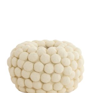 Light & Living vaas SEA URCHIN – Ø40×23.5cm – wit Light & Living vaas SEA URCHIN – Ø40×23.5cm – wit