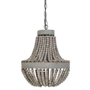 Light & Living hanglamp LUNA – Ø35.5x45cm – wit Light & Living hanglamp LUNA – Ø35.5x45cm – wit