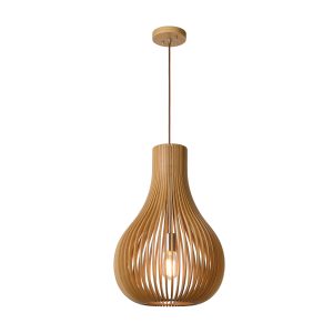 Lucide hanglamp BODO – 1xE27 – Licht hout Lucide hanglamp BODO – 1xE27 – Licht hout