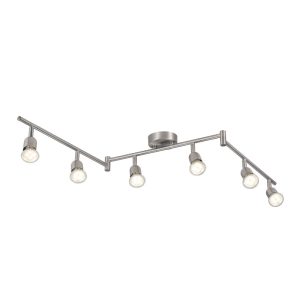 Nordlux Avenue Spotlamp – 6-lichts GU10 – RVS Nordlux Avenue Spotlamp – 6-lichts GU10 – RVS