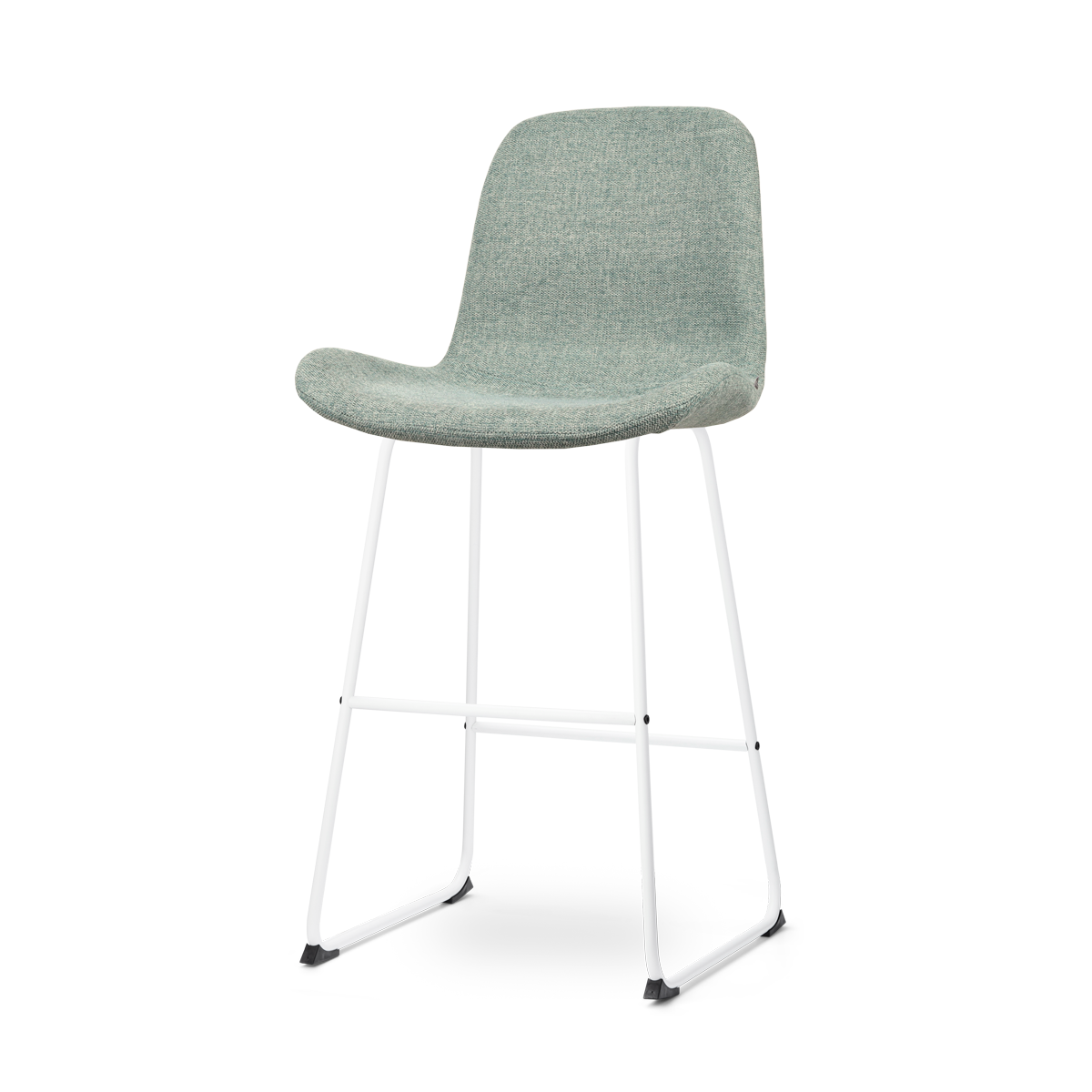 Nolon Nino-Fé Barkruk Zacht Groen - Wit Onderstel - 75 cm