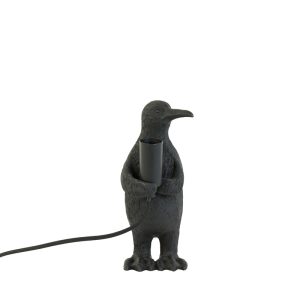 Light & Living tafellamp PENGUIN – Ø12x24cm – zwart Light & Living tafellamp PENGUIN – Ø12x24cm – zwart