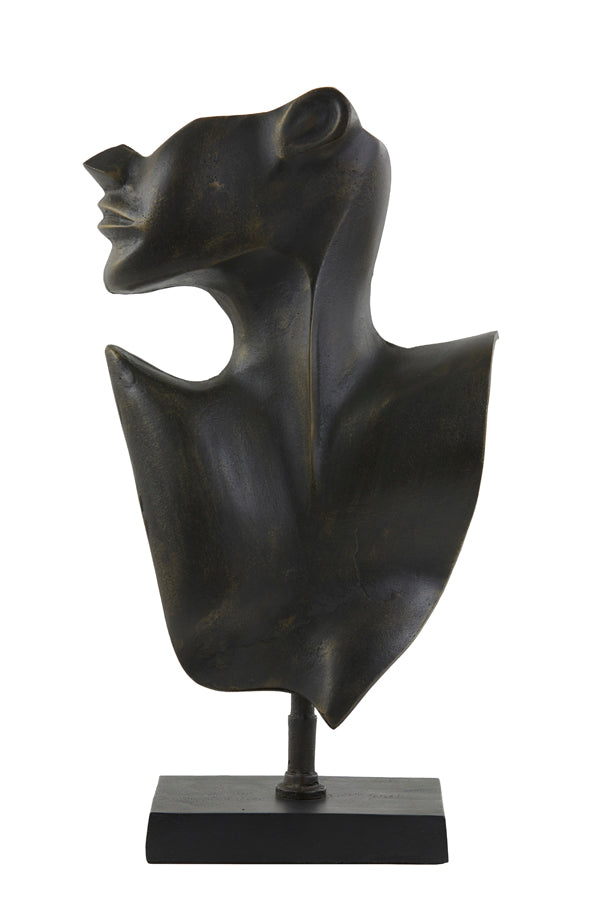 Light & Living ornament FACE - 23x11x45cm - brons
