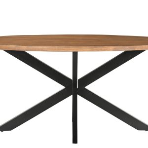 Livingfurn eetkamertafel Rocky Oval – 210 cm – mangohout Livingfurn eetkamertafel Rocky Oval – 210 cm – mangohout