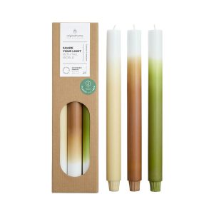 Originalhome dinerkaarsen verloop Fall – 30 cm – set van 3 Originalhome dinerkaarsen verloop Fall – 30 cm – set van 3
