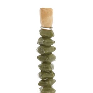 Light & Living kandelaar ESTINA – Ø11.5×35 cm – bruin Light & Living kandelaar ESTINA – Ø11.5×35 cm – bruin