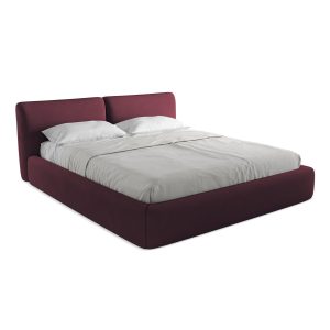 LaMiaSofa Bed met opbergruimte Milano – chenille stof – bordeaux – 200 LaMiaSofa Bed met opbergruimte Milano – chenille stof – bordeaux – 200