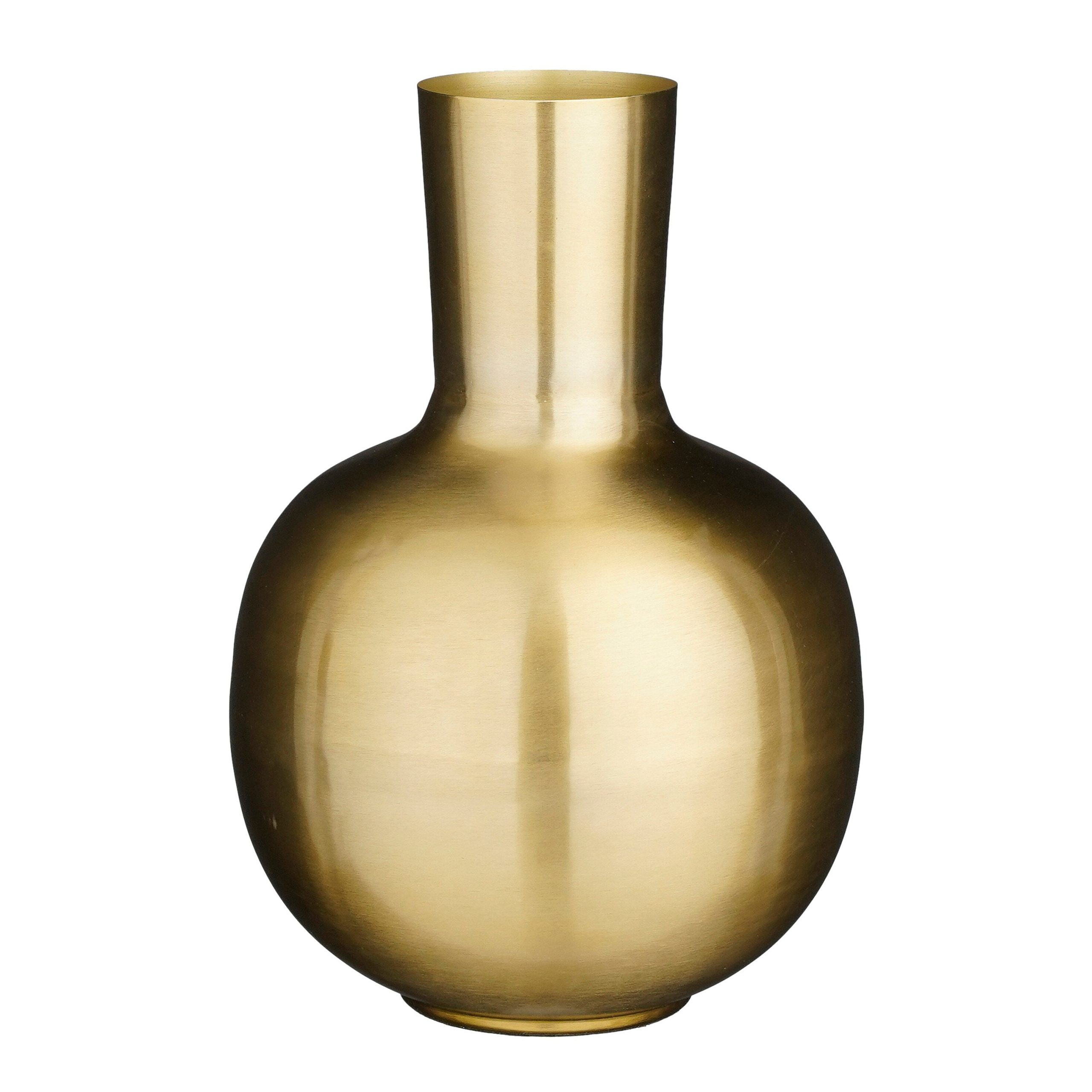 Mica Decorations Dara Vaas - H42 x Ø28 cm - Metaal - Goud