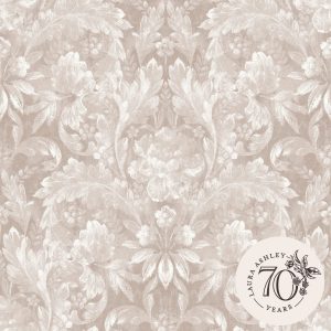 Laura Ashley Vliesbehang – Apolline Dove – Grijs 10mx52cm Laura Ashley Vliesbehang – Apolline Dove – Grijs 10mx52cm