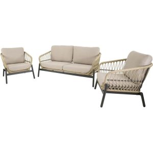 Lesli Living loungebank Zavi – beige – 163,5x83x72,5cm Lesli Living loungebank Zavi – beige – 163,5x83x72,5cm