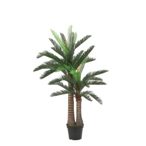 Mica Decorations Cycas Palm Kunstplant – H150 x Ø100 cm – Groen Mica Decorations Cycas Palm Kunstplant – H150 x Ø100 cm – Groen