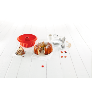 Lékué Bakvorm Savarin 22 cm, Siliconen Lékué Bakvorm Savarin 22 cm, Siliconen