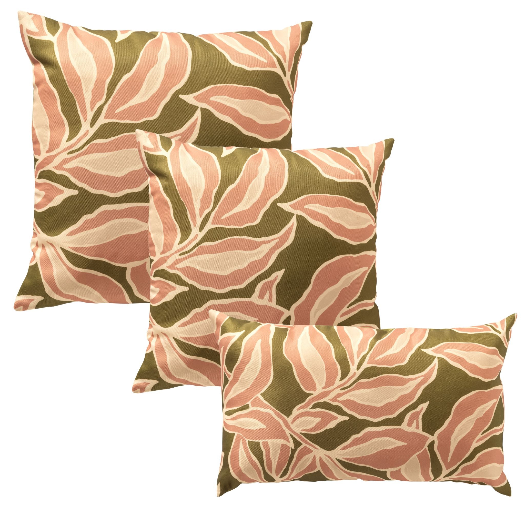 KUSSENSET - 3-delig - Elara Muted Clay - 45x45 cm, 40x40 cm, 30x50 cm