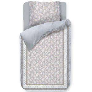Pip Studio Dekbedovertrek Kairi Bloom – 140 x 200/220 cm – Licht blauw
