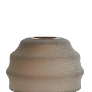 Light & Living vaas NAYORO – Ø32.5x29cm – bruin Light & Living vaas NAYORO – Ø32.5x29cm – bruin