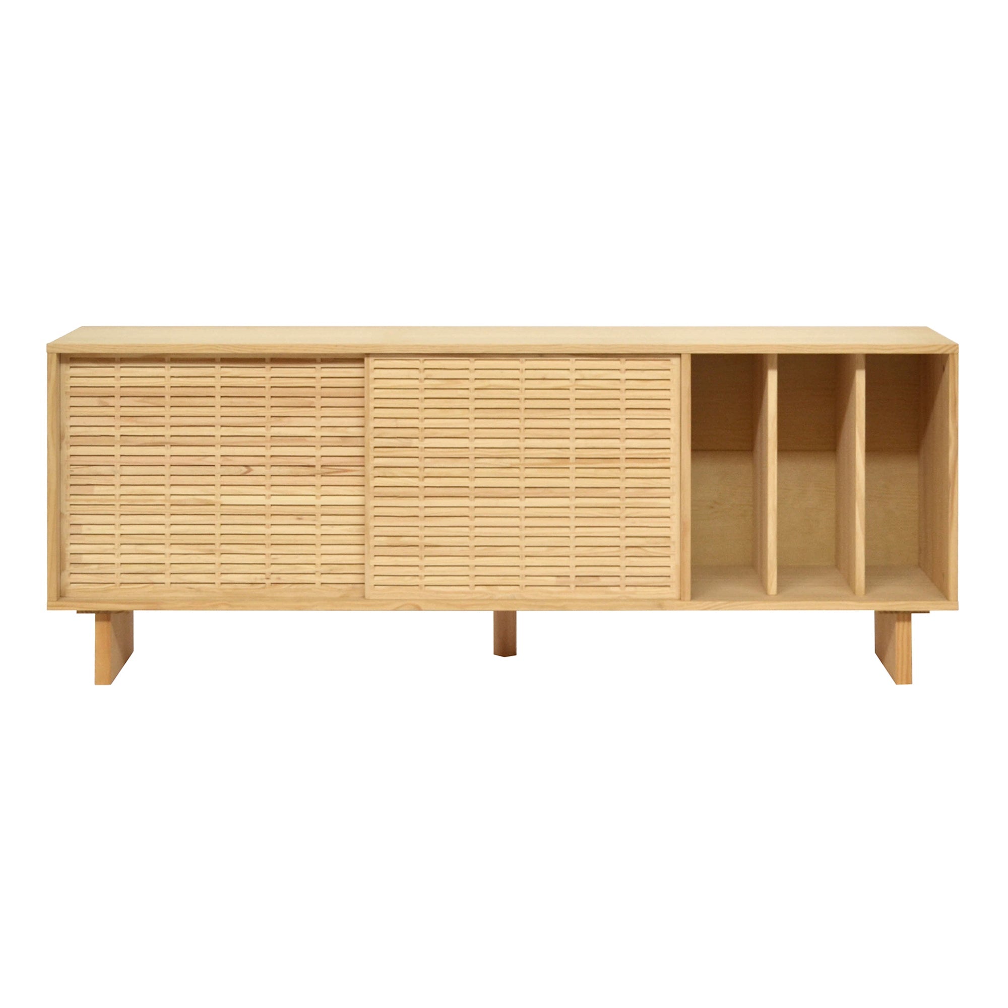 Naan Furniture Dressoir Benissa - Natuurlijk gelakt grenen - 170 cm -