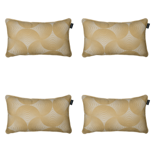 Madison sierkussen Napels – geel – 30x50x10cm – set van 4 Madison sierkussen Napels – geel – 30x50x10cm – set van 4