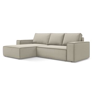LaMiaSofa hoekbank links Livorno – velours – parel – 290x185x82 LaMiaSofa hoekbank links Livorno – velours – parel – 290x185x82