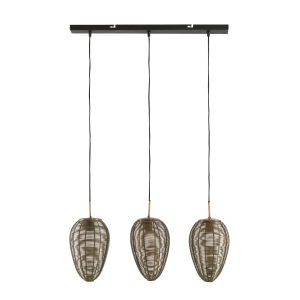 Light & Living hanglamp Yaelle – brons – 80x20x33cm Light & Living hanglamp Yaelle – brons – 80x20x33cm