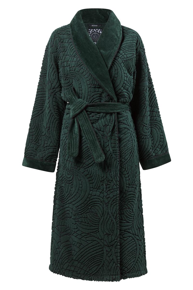 MOOOI badjas Dodo Pavone - XL - donker groen