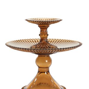 Light & Living etagere BURONDA – Ø25x23cm – bruin Light & Living etagere BURONDA – Ø25x23cm – bruin