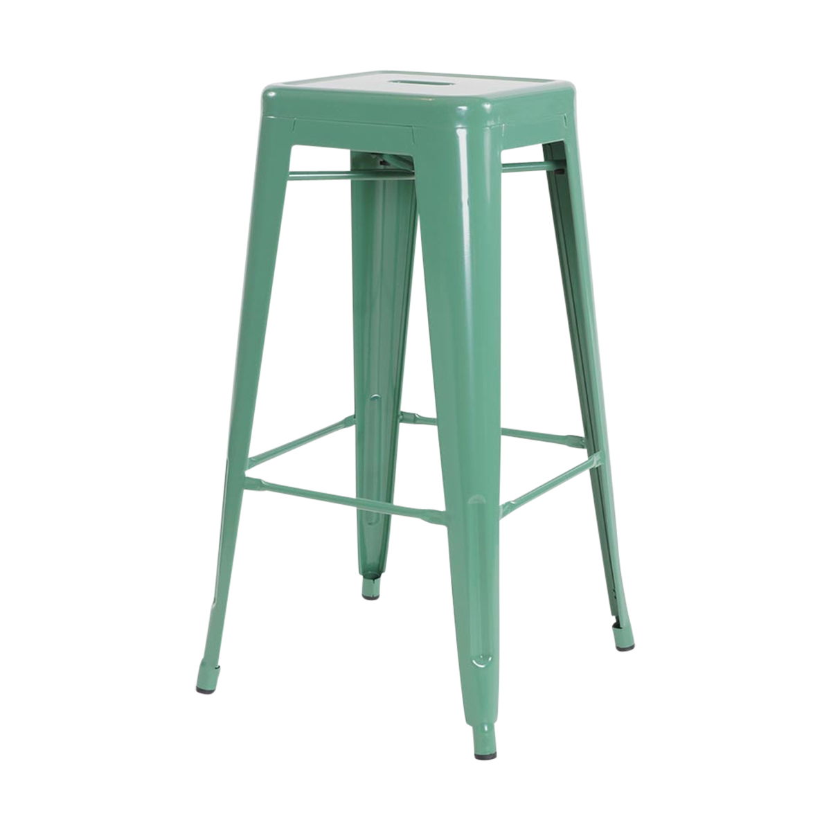 Legend Metalen barkruk mos groen - 77 cm