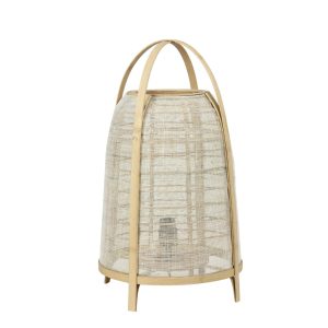 Light & Living tafellamp Jacinto – bruin – Ø34cm