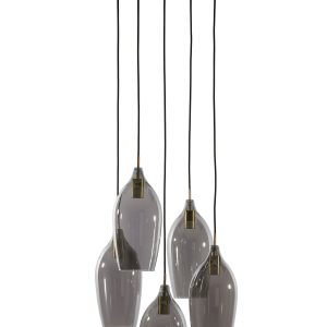 Light & Living hanglamp LUKARO – Ø45x36cm – grijs Light & Living hanglamp LUKARO – Ø45x36cm – grijs