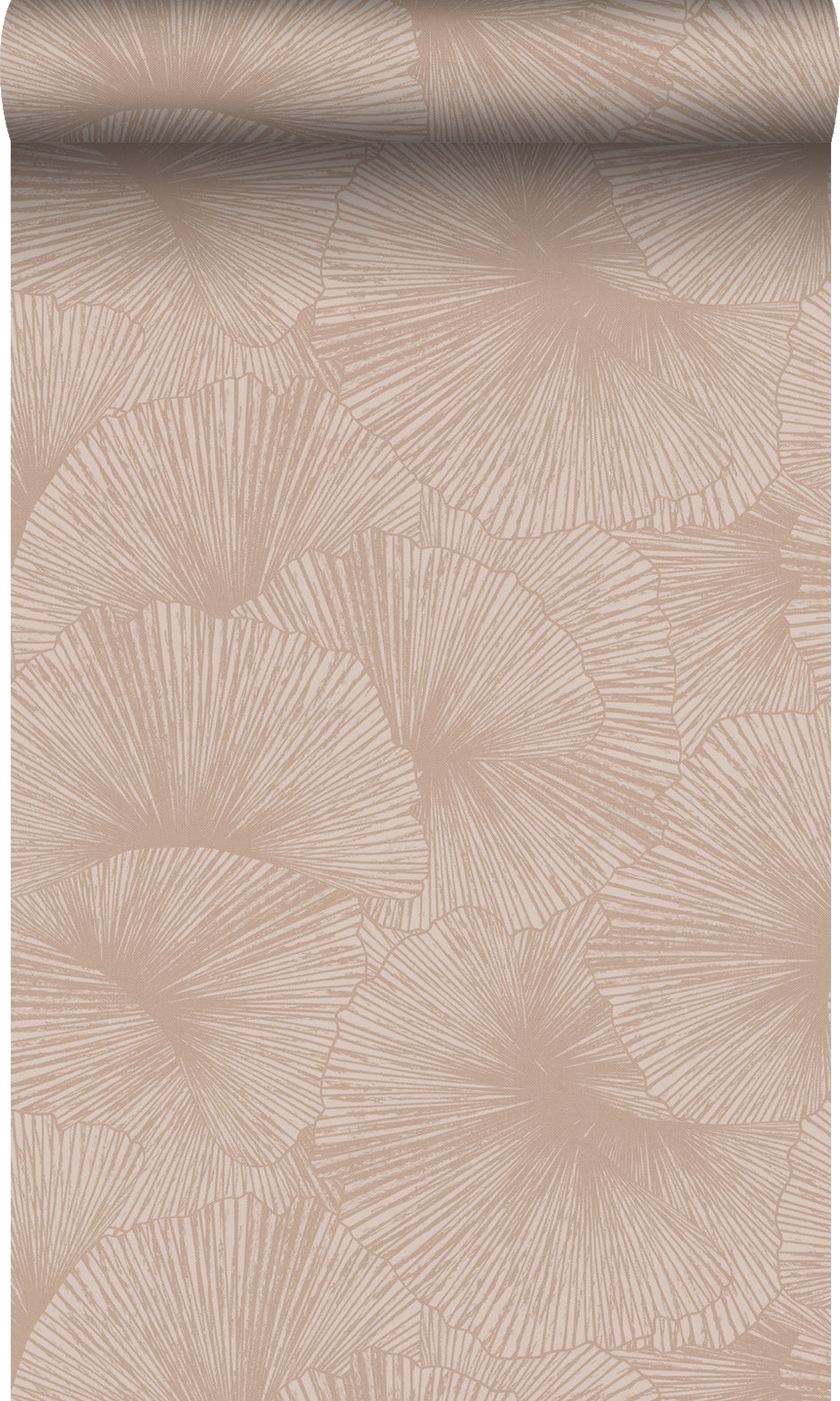 Origin Wallcoverings behang 3D-motief bladeren oudroze - 53 cm x 10.05