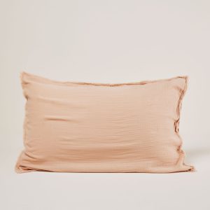Madura Kussensloop Lou roze perzik 50×75 cm Madura Kussensloop Lou roze perzik 50×75 cm