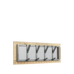 LABEL51 Kapstok Crude – Metaal/ Mangohout – 75x11x30cm LABEL51 Kapstok Crude – Metaal/ Mangohout – 75x11x30cm