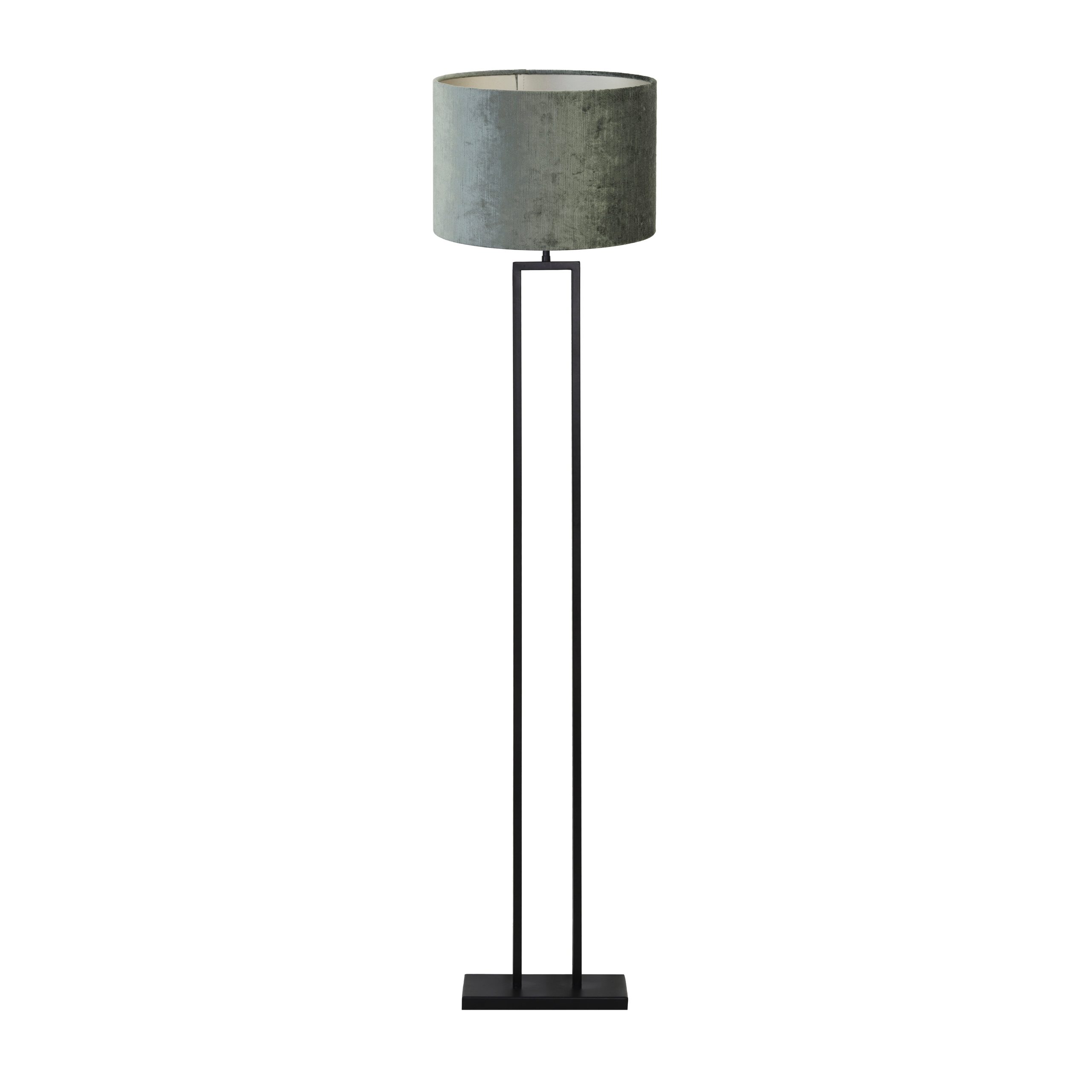Light & Living vloerlamp Shiva/Gemstone - zwart, antraciet - 40x40x170
