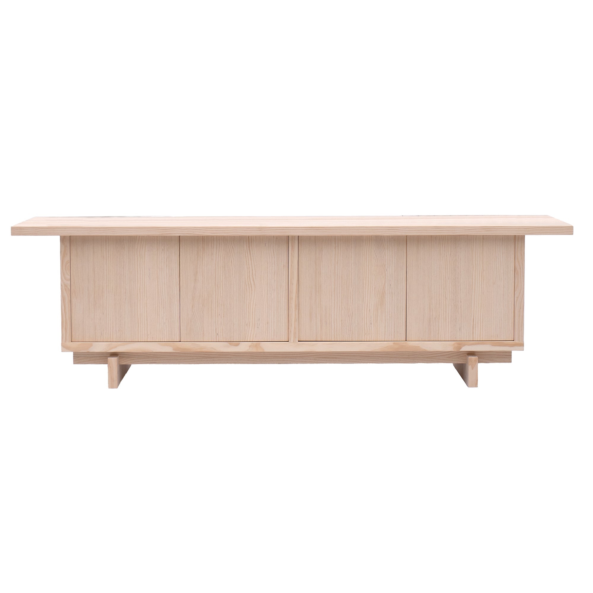 Naan Furniture TV meubel Pada - Massief grenen ongelakt - 180 cm - 4 d