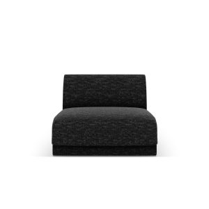 Micadoni Module Miley chenille zwart – 90x75x70cm
