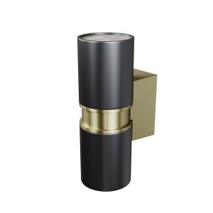 Maytoni Outdoor – Wandlamp Bowery – Zwart – Ø6,4 Maytoni Outdoor – Wandlamp Bowery – Zwart – Ø6,4