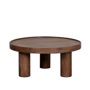 LABEL51 Salontafel Elly – Bruin Hout – 70x70x31cm LABEL51 Salontafel Elly – Bruin Hout – 70x70x31cm