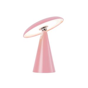 Leitmotiv tafellamp Phoebe LED – roze – 23x23x26cm – Paddenstoellamp Leitmotiv tafellamp Phoebe LED – roze – 23x23x26cm – Paddenstoellamp