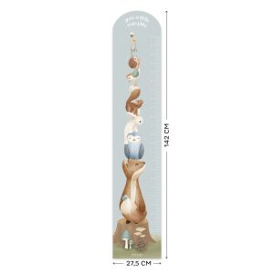 Little Dutch Groeimeter Muursticker Kinderkamer Forest Friends Little Dutch Groeimeter Muursticker Kinderkamer Forest Friends