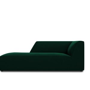 Micadoni linker meridiaan Ruby flueel, flessengroen – 180x93x69cm