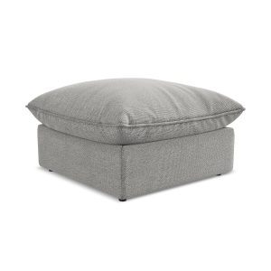 LaMiaSofa Poef Ravenna – bouclé – lichtgrijs – 75x75x45 LaMiaSofa Poef Ravenna – bouclé – lichtgrijs – 75x75x45