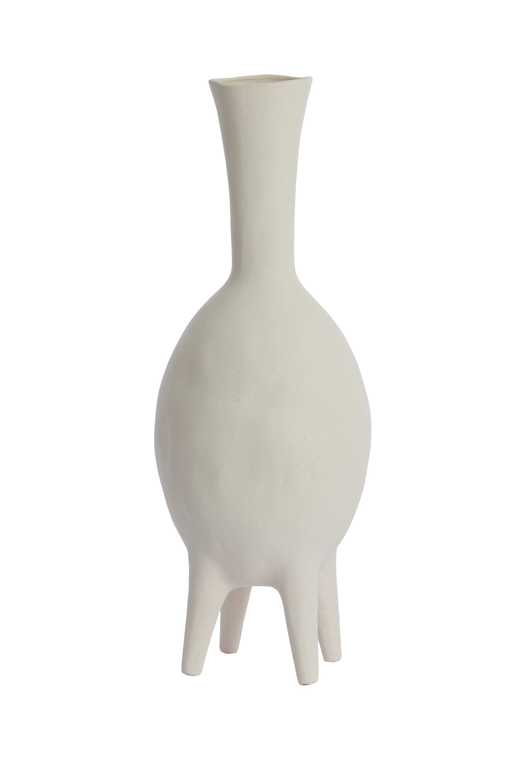 Light & Living vaas NUGINA - 23x20x62.5cm - wit