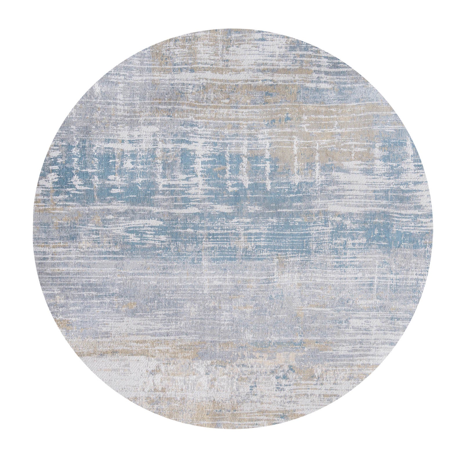 Ecorugs vloerkleed Long Island Blue - blauw - 240x240cm