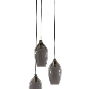 Light & Living hanglamp LUKARO – grijs – Ø35x32cm Light & Living hanglamp LUKARO – grijs – Ø35x32cm
