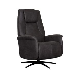 LABEL51 Fauteuil Stockholm Elektrisch – Antraciet Stof – Draaibaar LABEL51 Fauteuil Stockholm Elektrisch – Antraciet Stof – Draaibaar