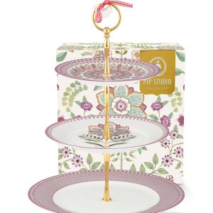 Pip Studio Etagere 3 laags – Lily&Lotus – Lila Pip Studio Etagere 3 laags – Lily&Lotus – Lila