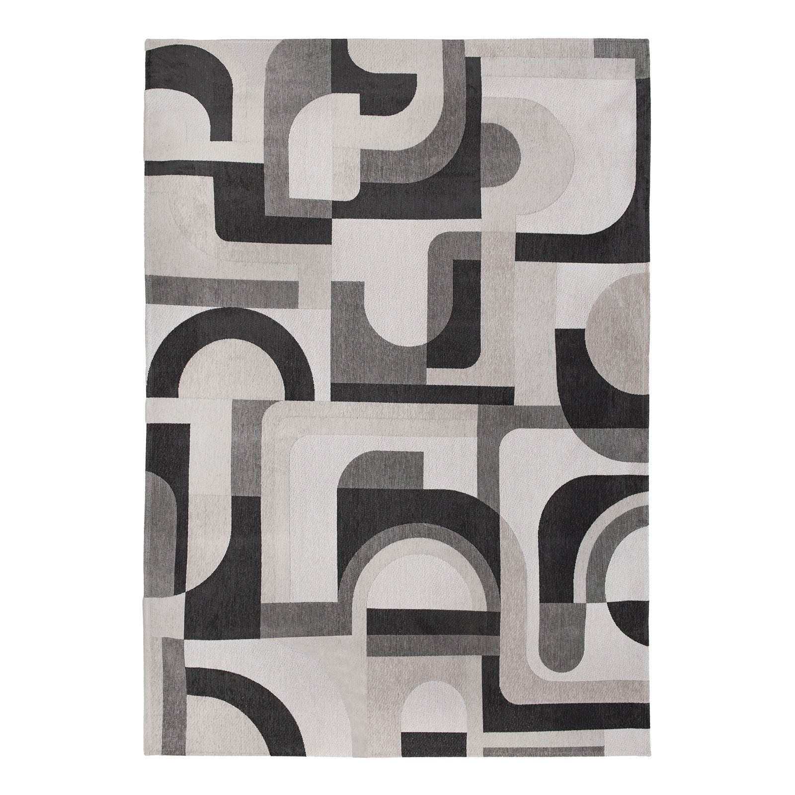 Louis De Poortere vloerkleed Saxon Beige - grijs - 80x150cm
