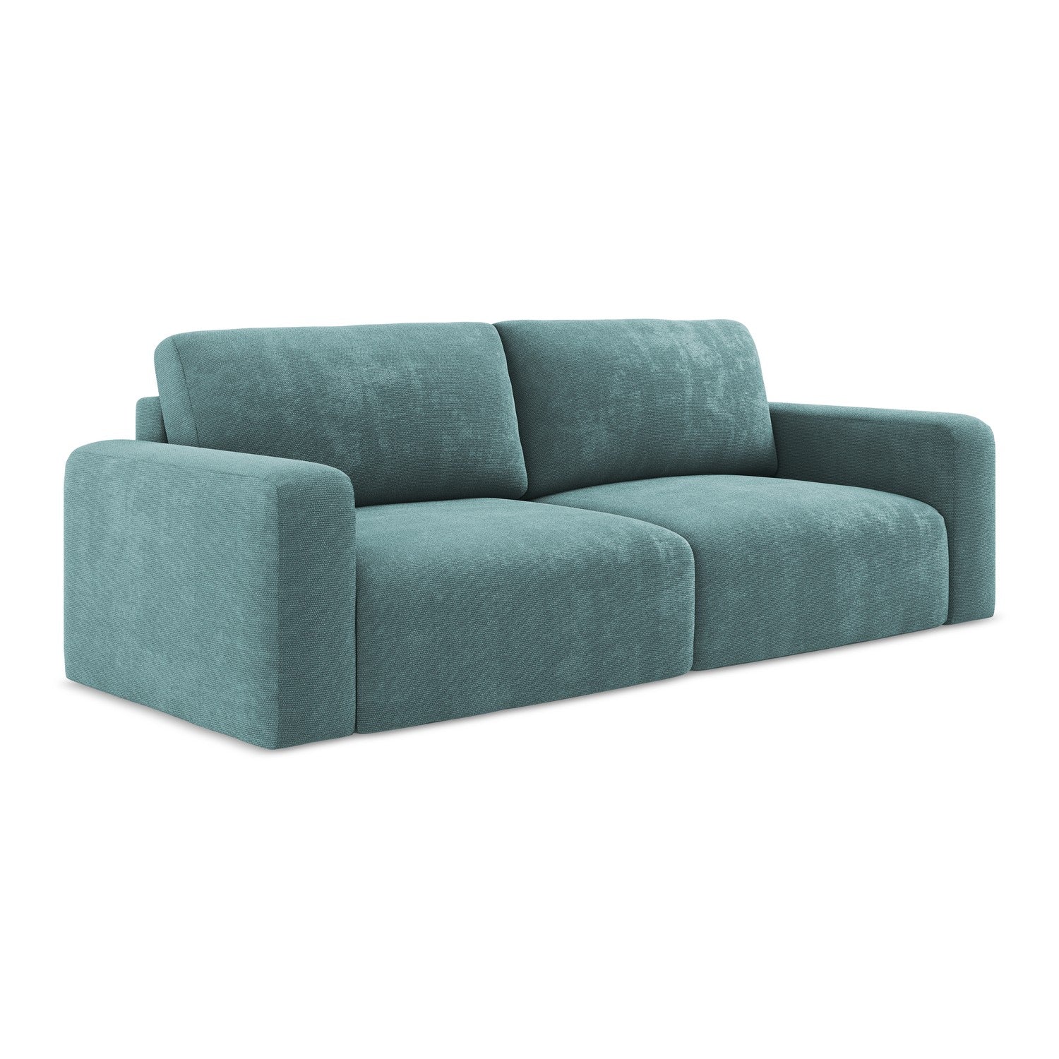 LaMiaSofa 3-zits slaapbank Ostia - chenille stof - jeans - 244x102x79