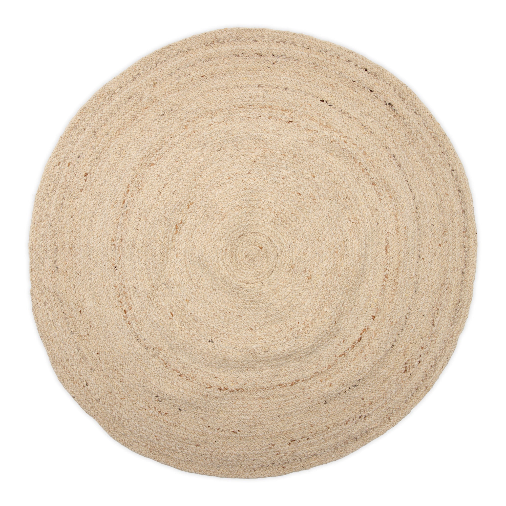 Mrcarpet vloerkleed Labyrint - Wol - beige/ivoor - Ø240 cm